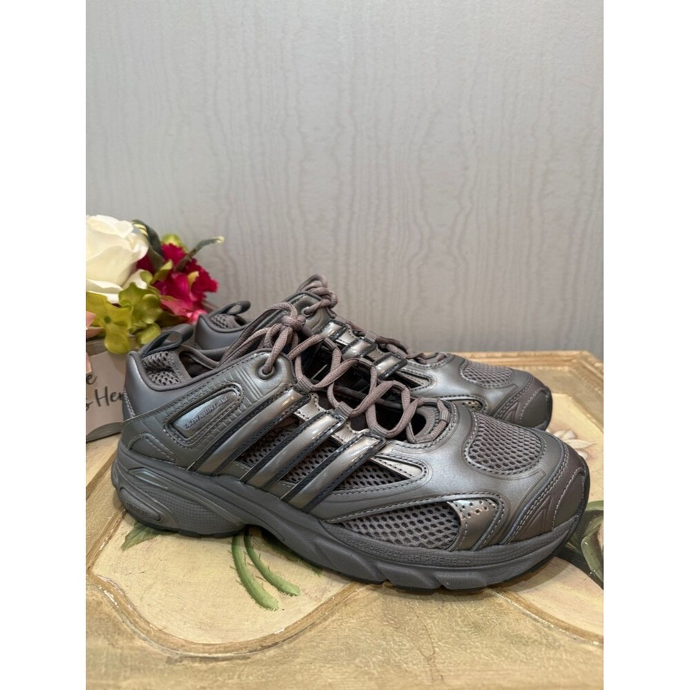 Adidas x Taqwa Bint Ali Adistar Pose Iron Metallic Sneakers Women’s Sz 9.5 - Picture 2 of 16